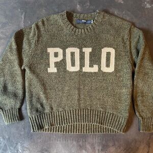 Polo by Ralph Lauren Olive Crewneck Sweater